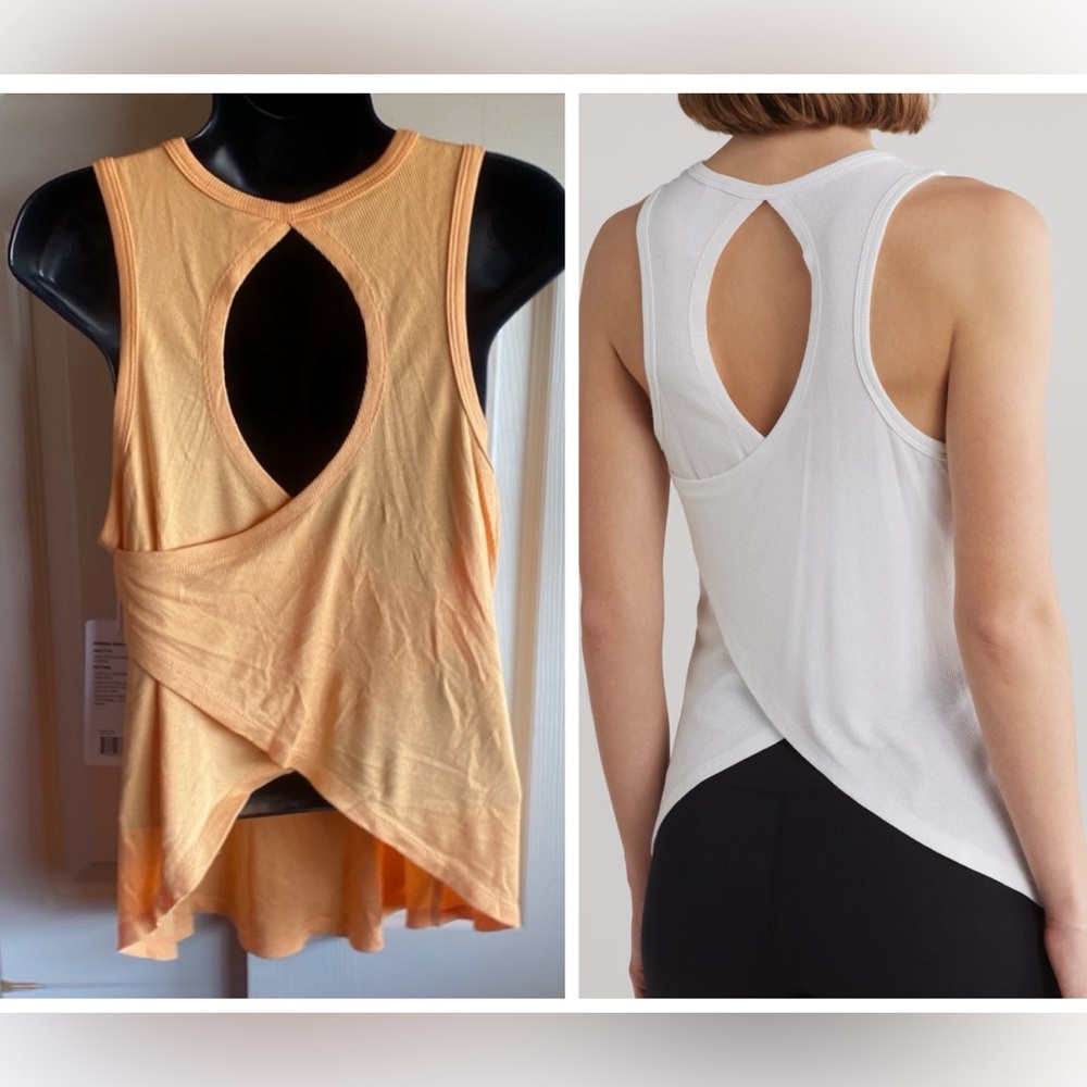 BALANCE COLLECTION NWT Brenna Singlet Lightweight X Back Scoop neck Tank medium